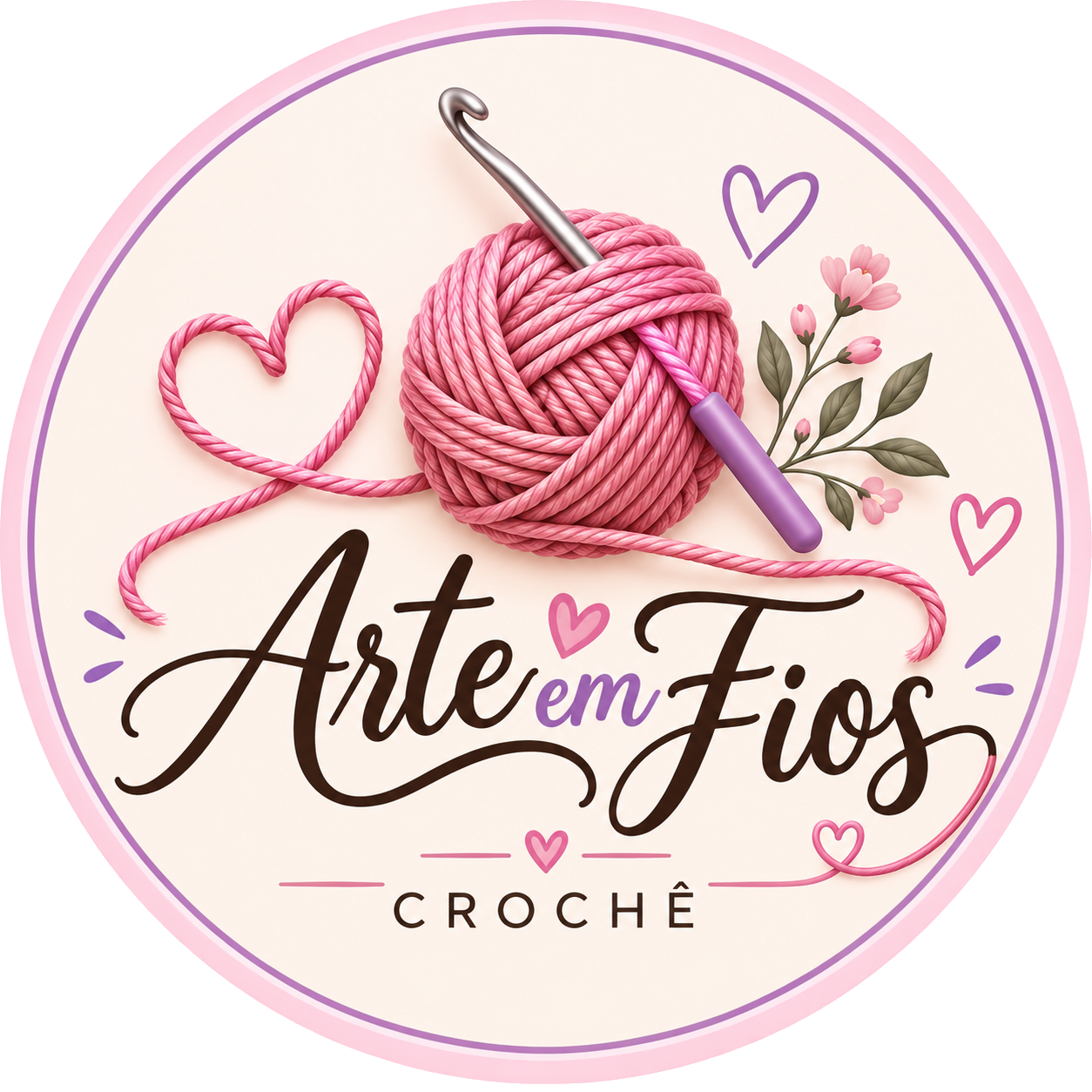Arte em Fios Crochê